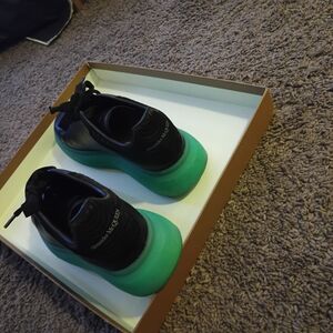 Alexander McQueen Kids Sneakers in Black and Green